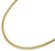 Collar chapado en oro con cadena de eslabones tipo caja, titanio, aspecto de eslabones sólidos