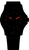 Reloj Traser para hombre con marcadores y manecillas de brillo rojo en esfera oscura