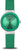 Reloj Bering para mujer: esfera verde, manecillas redondas y pulsera verde