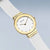 Bering Classic 10129-934 Damenuhr Goldfarben • Saphirglas • Weißes Silikonarmband, Bild 3