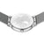Fondo de reloj Bering para mujer con grabado en caja de acero inoxidable, pulsera Milanesa