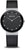 Reloj Bering para mujer con esfera negra y correa de cuero negra