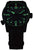 Reloj de pulsera Traser P68 Pathfinder para hombre con esfera negra y luminiscencia verde
