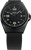 Pulsera de hombre con esfera negra, caja negra y correa de malla de acero inoxidable