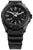 Reloj de hombre con caja negra, esfera Trigalight y correa de caucho