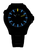 Esfera de reloj de buceo Traser en primer plano con manecillas e índices luminosos