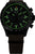 Reloj Traser P67 Officer Pro: anillo verde luminiscente, cronógrafo, correa textil marrón