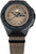 Reloj de pulsera para hombre con caja negra, correa textil beige y esfera beige.