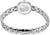 Reloj Bering para mujer, brazalete de eslabones de acero inoxidable con cierre, reverso con grabado