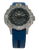 Reloj Táctico Traser P99 T para hombre con correa de silicona azul y esfera negra