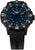 Pulsera Traser P99 para hombre con esfera azul, indicador de fecha "TUE 8" y correa de silicona