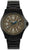 Reloj Traser para hombre con correa de metal negra y esfera verde oliva, ventana de fecha