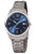 Regent F-433 Herren Armbanduhr Silber • Titan-Quarzwerk • Mineralglas