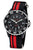 Regent F-1124 Kinderuhr Schwarz/Rot • 5 Bar Wasserdicht • Drehbare Lünette
