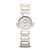 Bering Ceramic 11429-758 Damen Armbanduhr Bicolor • Saphirglas • Echte Diamanten