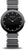 Reloj de mujer con esfera negra, índices y bisel de cerámica en brazalete de acero inoxidable.