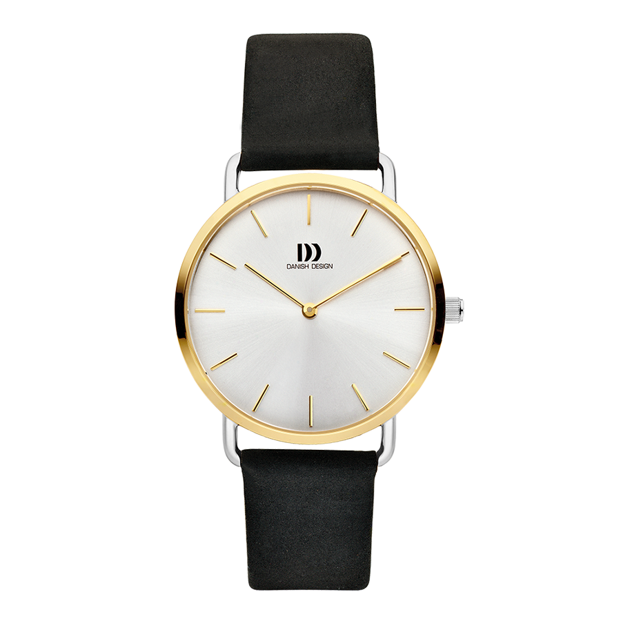 Danish Design Tidløs IV11Q1244 Damen Armbanduhr Bicolor • Mineralglas • Schlankes Gehäuse