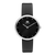 Danish Design Frihed IV13Q1264 Damenuhr Schwarz • Mineralglas • Gestreifter Zifferblatt-Index