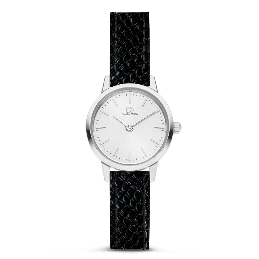 Danish Design Akilia Mini IV12Q1268 Damenuhr Schwarz • Schnellwechselarmband • Klassisches Design