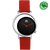 Danish Design Pico IV24Q1271 Damenuhr Rot • Exzentrisches Zifferblatt • Mikrofaser-Armband