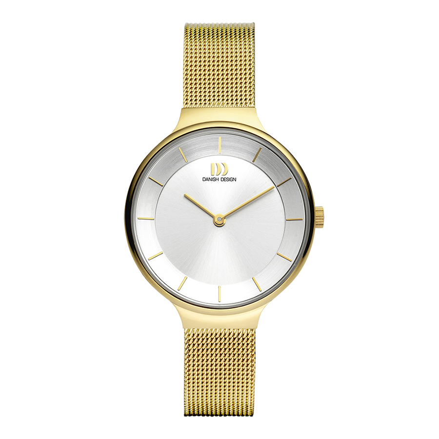 Danish Design Georgia IV05Q1272 Damenuhr Silber • Mineralglas • Milanaise-Armband