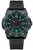 Luminox Herrenuhr mit schwarzem Gehäuse und schwarzem Kautschukband, Taucherziffern
