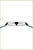 Pulsera de hombre vista lateral con corona y brazalete milanés azul