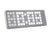Karlsson Keyboard KA5984GY Wecker Hellgrau • LED-Display • Retro-Keyboard-Design