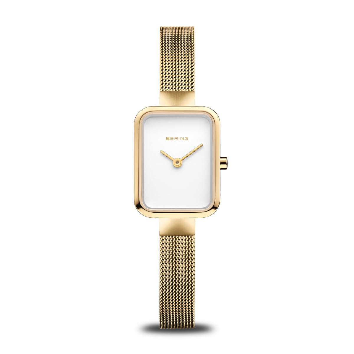 Bering Classic 14520-334-GWP Damenuhr Set Golden Glacier • Saphirglas • Milanaise-Armband