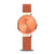 Bering Classic 14531-565 Damenuhr Orange • Saphirglas • Milanaise-Armband