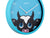 Karlsson Peekaboo Cow KA5997BL Wanduhr Blau • Bewegliche Augen • Kinderzimmer-Design, Bild 3