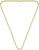 Collar dorado de acero inoxidable con cadena de eslabones finos