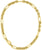 Boss Jewelry cadena de ancla en oro, con eslabones anchos