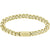 Pulsera tipo cadena de oro amarillo con eslabones y cierre BOSS
