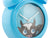 Karlsson Peekaboo Cow KA5980BL Wecker Blau • Bewegliche Augen • Kinderzimmer-Design, Bild 3