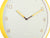 Karlsson Lined Numbers KA6013BY Wanduhr Hellgelb • Geräuschloses Sweep-Uhrwerk • Designer Duo Boxtel & Buijs, Bild 3