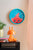 Karlsson Peekaboo Goldfish KA5997LB Wanduhr Hellblau • Bewegliche Augen • Kinderzimmer-Design, Bild 4