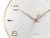Karlsson Sienna Glow KA6017WH Wanduhr Weiß • Goldene Zeiger & Indizes • Konvexlinse, Bild 3