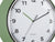 Karlsson Modern Retro KA6006GR Wanduhr Dschungelgrün • Geräuschloses Sweep-Uhrwerk • Retro-Design von Armando Breeveld, Bild