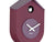 Karlsson Grato Cuckoo KA6026PU Wanduhr Dunkelmauve • Kuckucksruf zur vollen Stunde • Schwingendes Pendel, Bild 3