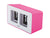 Karlsson Funky Flip KA6042BP Wanduhr Pink • Klappzahlen-Anzeige • Tisch- und Wandmontage, Bild 3