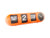 Karlsson Tube Flip KA6032OR Wanduhr Orange • Klappzahlen-Anzeige • Wand- und Tischnutzung, Bild 2