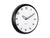 Karlsson Bella KA6043BK Wanduhr Schwarz • Geräuschloses Sweep-Uhrwerk • Skandinavisches Design