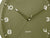 Karlsson Orgullo KA6053GR Wanduhr Armygrün • Geräuschloses Sweep-Uhrwerk • Minimalistisches Design, Bild 3