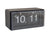 Karlsson Retro Boxed Flip KA6055BK Wanduhr Schwarz • Klappzahlen-Mechanismus • Retro-Design
