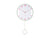 Karlsson Cheeky Dome Pendulum KA6058LG Wanduhr Sanftgrün • Geräuschloses Sweep-Uhrwerk • Transparente Glaskuppel