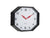Karlsson Modern Factory Octagon KA6067BK Wecker Schwarz • Geräuschloses Sweep-Uhrwerk • Retro Oktagon-Design