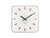 Karlsson Sucinto Dome Square KA6085WH Wanduhr Weiß • Geräuschloses Sweep-Uhrwerk • Gewölbtes Glas