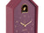 Karlsson Modern Cuckoo Oro KA6077PU Wecker Dunkelmauve • Kuckucksgeräusch mit Goldvogel • Snooze-Funktion, Bild 3