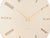 Karlsson Esmerado Large KA6073WH Wanduhr Cremeweiß • Geräuschloses Sweep-Uhrwerk • Elegantes Metalldesign, Bild 3